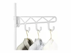 Sale DripeX Soporte de comidas de metal 4 en 1, con 6 estantes, 2 varillas y ganchos, 108x36x170cm Blanco