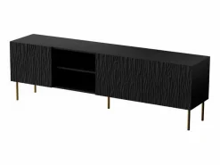 Discount MSO Soporte de TV de diseño Mokt mate de 190 cm Negro