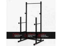 Outlet Leonardo Soporte para hacer sentadillas regulable con barra de dominadas entrenamiento cruzado Stavas Multicolor