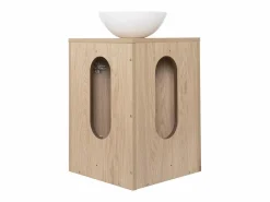 Outlet SORRENTO lavabo esquinero + pila Marru00f3n