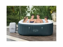 Bestway Spa Hinchable Lay-Z-Spa Ibiza 180x180x66 cm para 4-6 Personas con Airjet y Cobertor