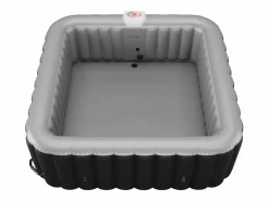 VOGUE SPA Spa hinchable cuadrado 6 personas B-COSY 185 x 185 x 65 cm - 140 chorros / gris