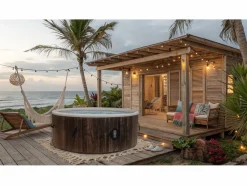 Spa Hinchable Helsinki Coco Spa | 180 cm de Diámetro | 1100 Litros | Motor de 2240 W | Hasta 6 Personas