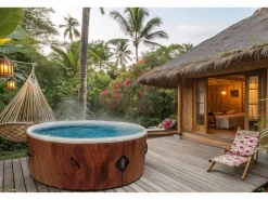 Spa Hinchable Tahiti Coco Spa – 180 cm de diámetro – 1100 litros – Motor de 2240 W – Hasta 6 personas