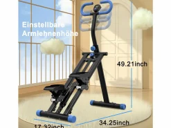 Sale Hauss Spole Stepper con 3 niveles de resistencia ajustable - Negro