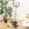Discount Stepper de fitness con asa, pantalla LCD, resistencia hidráulica, ABS negro (55 x 53 x 128 cm) Cinta De Correr
