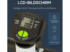 Discount Stepper de fitness con pantalla LCD y asas, para entrenar en casa, de acero y ABS, verde (55 x 44 x 108 cm) Cinta De Correr