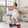 Stepper regulable para aeróbic, con 3 alturas, plástico, rojo (80x31x20 cm)