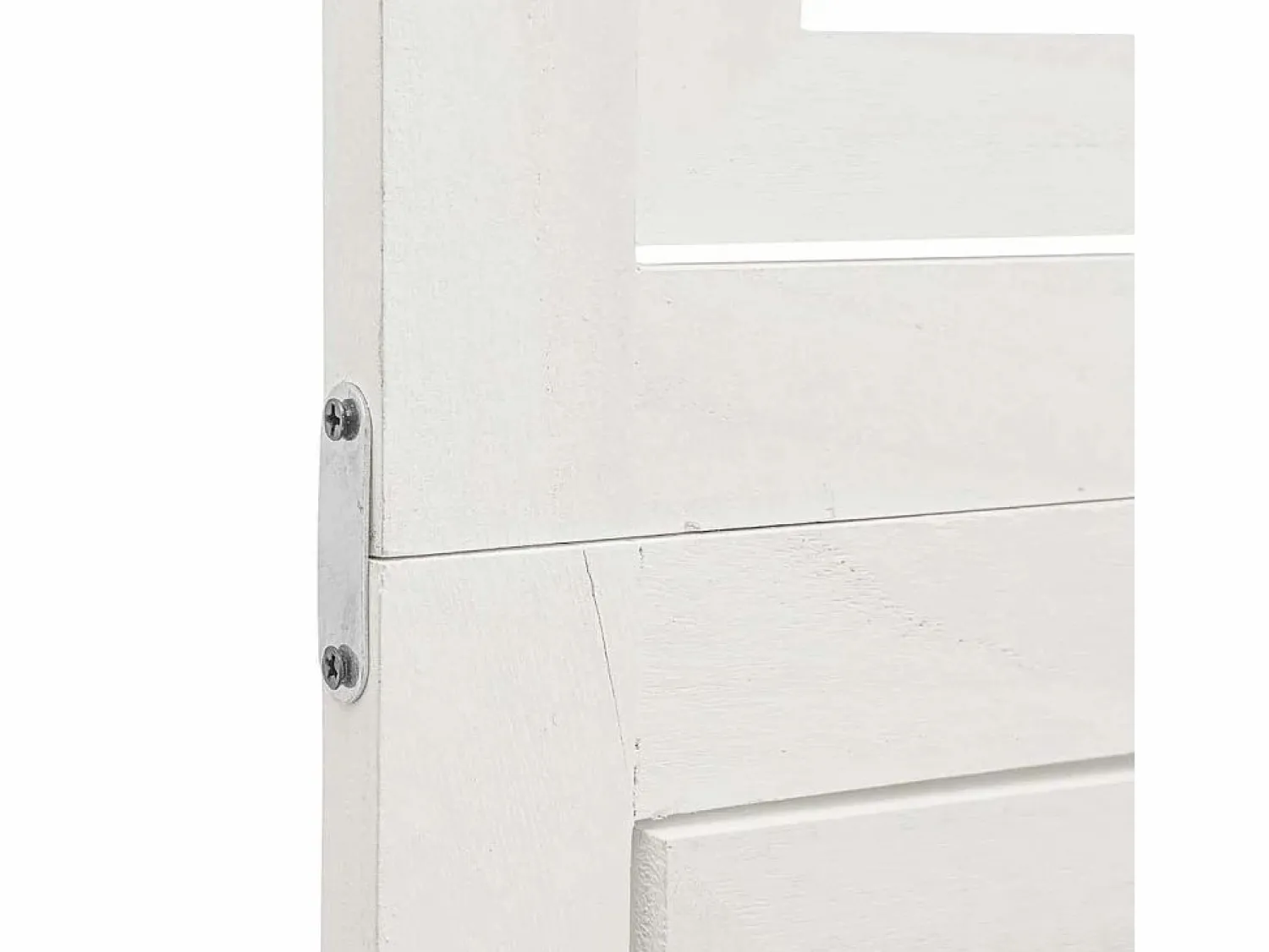 Tabique divisorio de 6 paneles en madera maciza de paulownia blanca