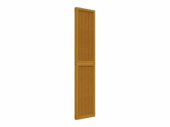 Hot Tabique divisorio de 3 paneles en madera maciza de paulownia marrón Biombo