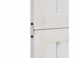 Tabique divisorio de 4 paneles en madera maciza de paulownia blanca