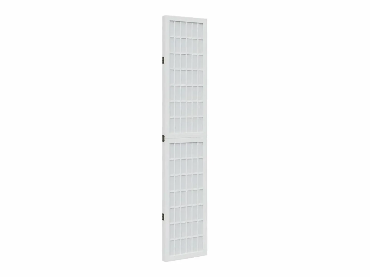 Tabique divisorio de 3 paneles en madera maciza de paulownia blanca