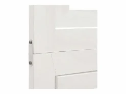Tabique divisorio de 5 paneles en madera maciza de paulownia blanca