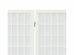 Discount Tabique plegable 4 paneles 160x170 cm Blanco