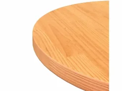 Clearance vidaxl Tablero de mesa redondo madera maciza de pino marrón Ø60x2,5 cm Color natural claro