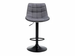 Discount taburete alto ajustable terciopelo metal LIMA II (lote de 2) Muebles De Bar|Taburete Alto