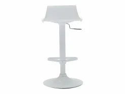 Online Vente-unique taburete alto de polipropileno color CALAS Blanco