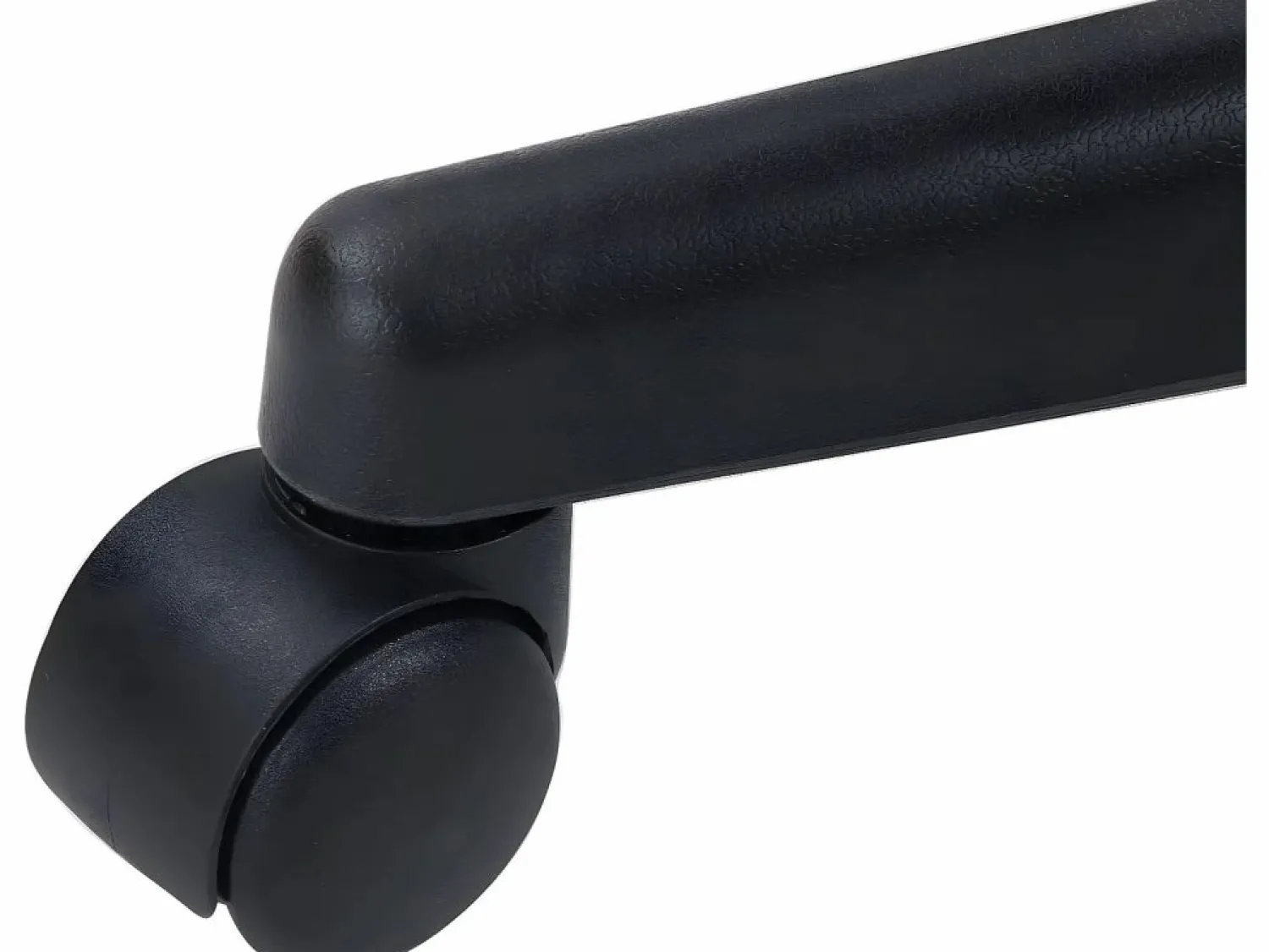 Kayelles Taburete con ruedas y asiento redondo, de símil cuero acolchado con espuma de alta densidad, giratorio 360°, altura regulable YÉ ( oscuro)