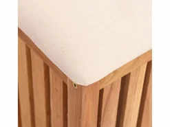 Taburete de baño 40,5x40x52 cm Madera maciza de nogal