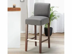 Online Taburete de bar Cocina de madera estilo Henriksdal alto 74 cm Comfort XL - Muebles De Bar|Taburete Alto