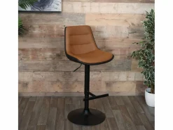 Outlet Taburete de bar -L85 (juego de 2), marrón Muebles De Bar|Taburete Alto