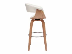 Discount Taburete de cocina de diseño giratorio y madera clara 67 cm OKTAV Muebles De Bar|Taburete Alto