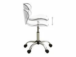 Taburete de salón de belleza de cuero sintético ES73949