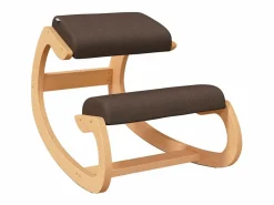 Discount Taburete rodillas madera contrachapada abedul marrón 55x84x55cm Taburete De Oficina