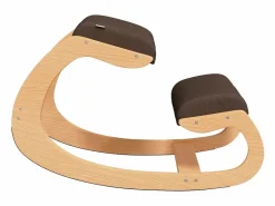 Discount Taburete rodillas madera contrachapada abedul marrón 55x84x55cm Taburete De Oficina