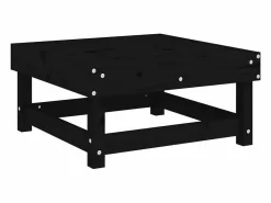 Best Taburetes de jardín con cojines 2 uds madera maciza pino Reposapiés