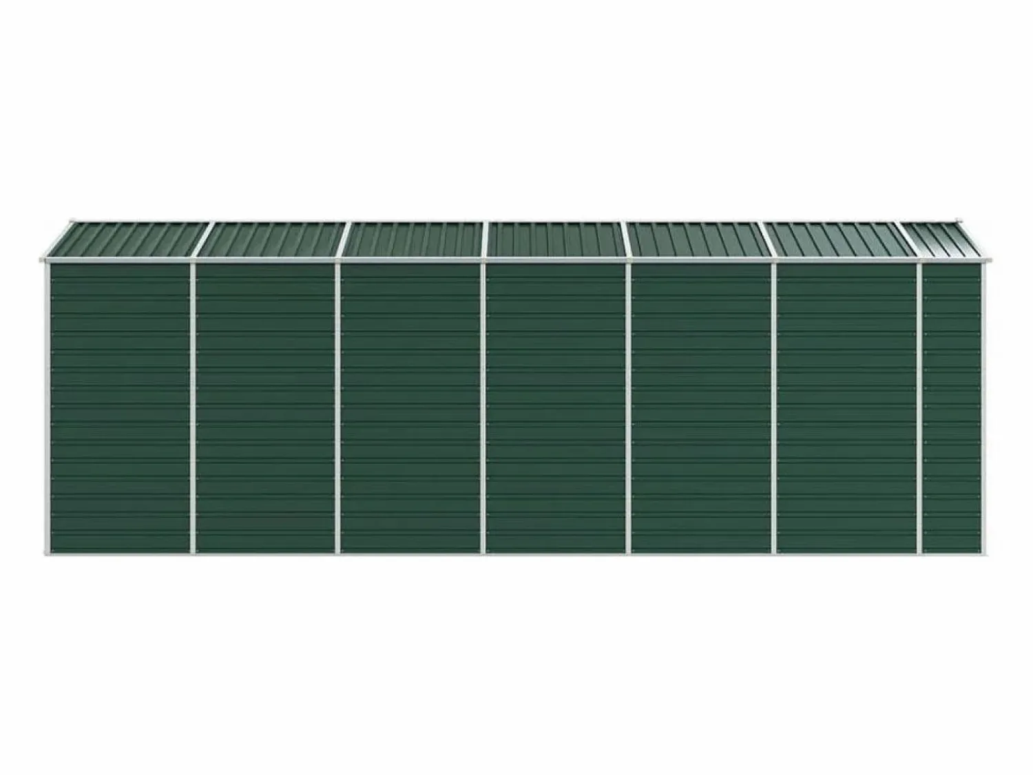 Hot Tampa Cobertizo de jardín acero galvanizado 191x555x198 cm Caseta De Jardín