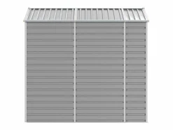 Discount Garden Furniture Tampa Cobertizo de jardín acero galvanizado claro 191x215x198 cm Gris