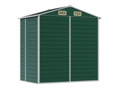 Outlet Tampa Cobertizo de jardín acero galvanizado 191x130x198 cm Caseta De Jardín