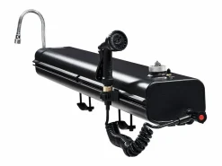 Sale Tanque de Agua de Techo SucceBuy de 26.5L, Tanque de Aluminio de Alta Capacidad con Puerto de Presurización, 2 Paneles Antisalpicaduras y Ranura en T Recuperador De Agua