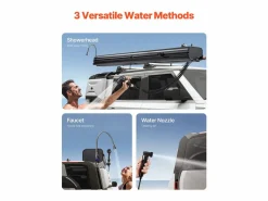 Tanque de Agua SucceBuy para Barras de Techo de 30L, Tanque Multi-Distribuidor de Aluminio con Antisalpicaduras, Ranura en T