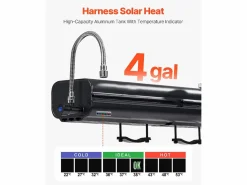 Clearance Tanque de Agua SucceBuy para Barras de Techo, Capacidad de 15L, Tanque Exterior Multi-Distribución con 2 Paneles Antisalpicaduras Recuperador De Agua