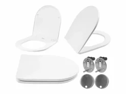 Outlet Tapa Y Asiento Uf Duroplast Flat Carlo Carter White Tapa De Inodoro