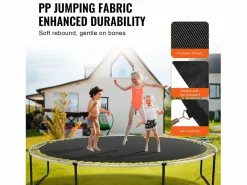 Sale Tapiz de Reemplazo para Trampolín SucceBuy, Marco de 457 cm, 96 Aros en V, Resorte de 18 cm Negro