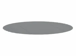 Tapiz de suelo piscina geotextil de poliéster claro Ø306cm ES463130 Gris