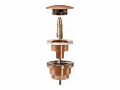 Online Rea Tapón De Lavabo Klik-Klak Brush Copper Cobrizo