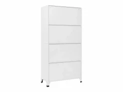 vidaxl Taquilla con 9 compartimentos acero 90x45x180 cm
