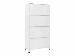 vidaxl Taquilla de acero claro y oscuro 90x40x180 cm