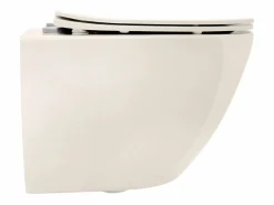 Online Rea Taza De Inodoro Carlo Mini Rimless Beige