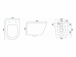 Online Rea Taza De Inodoro Carlo Mini Rimless Beige