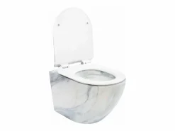 Taza De Inodoro Wc Carlos Duroplast/Slim/Zm Granit Matt Grey Inodoro Suspendido