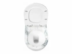 Taza De Inodoro Wc Carlos Duroplast/Slim/Zm Granit Matt Grey Inodoro Suspendido