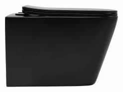 Rea Taza De Inodoro Wc Julio Rimless Duroplast/Flat/Zm Matt Black