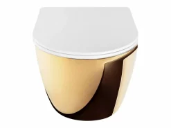 Rea Taza De Inodoro Wc -C6808 Gold