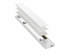 Sale Ledkia TechBrey Barra LED 25cm con Sensor de Movimiento y Bateria Recargable USB C Transparente