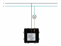 Ledkia TechBrey Interruptor Detector de Movimiento IR para Mecanismo Modern